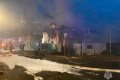 В Кургане ликвидирован крупный пожар в жилом доме
