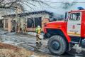 В Шадринске тушили производственное здание