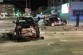 Пьяный водитель без прав стал виновником аварии в Кургане