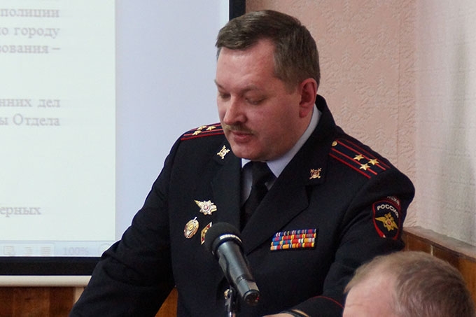 Андрей Шамин: "В течение 2015 года ОМВД удалось сохранить контроль за криминальной ситуацией в городе"