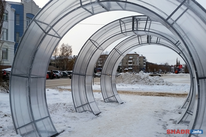 В Шадринске появилась новогодняя композиция от "Курганэнерго"