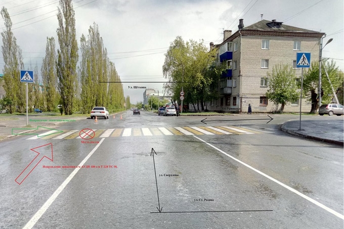 В Шадринске на пешеходном переходе сбили пожилого мужчину