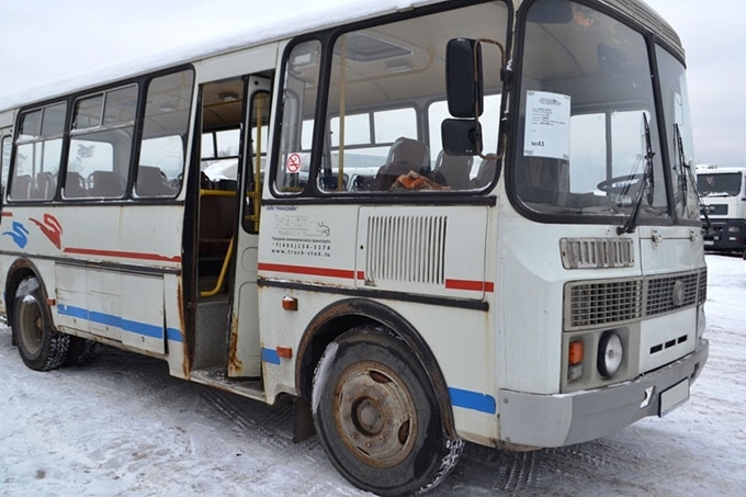 В Шадринске водитель автобуса ПАЗ наехал на пешехода
