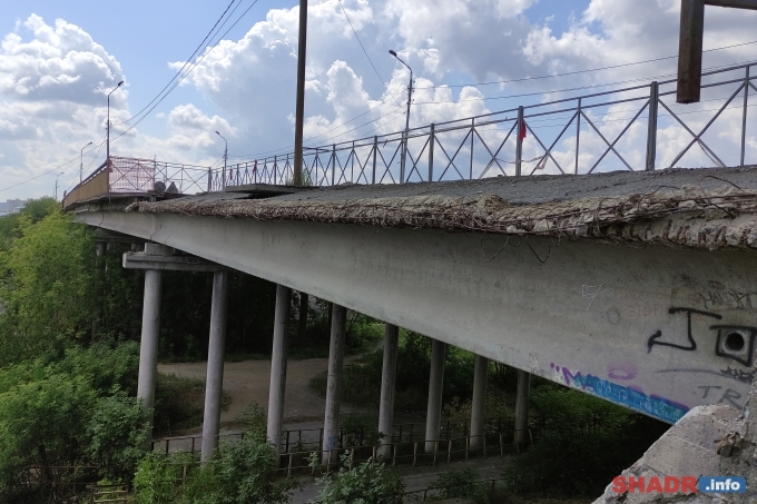 Мост в Шадринске прокуратурой признан аварийным