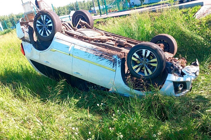 В Зауралье травмирован несовершеннолетний водитель автомобиля