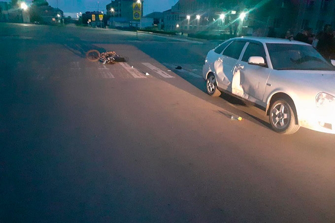 В Лебяжье юный водитель мопеда получил травмы в ДТП