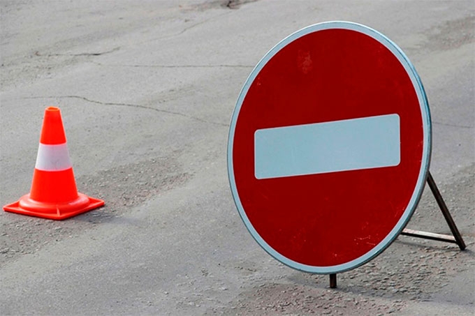Движение транспорта по улице Михайловская временно ограничено