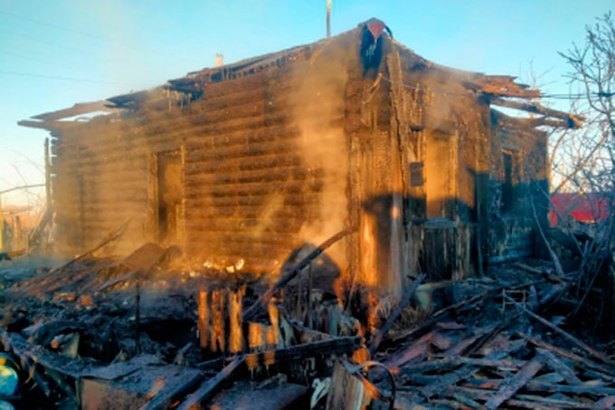 В Варгашинском районе в жилом доме сгорел мужчина