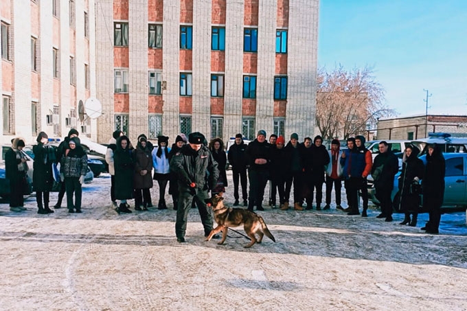 Шадринские полицейские встретили «Студенческий десант»