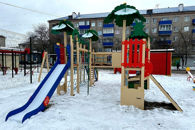 В Шадринске открылась новая спортивно-игровая площадка