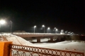 В Шадринске на Осеевском мосту появились энергоэффективные фонари