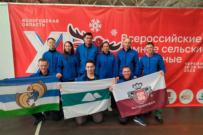 Курганская область впервые стала вице-чемпионом Всероссийских зимних сельских игр