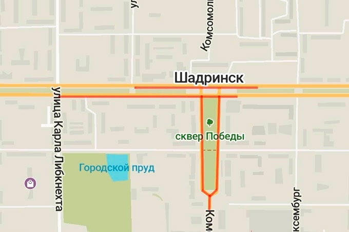 На нескольких улицах Шадринска будет ограничено движение