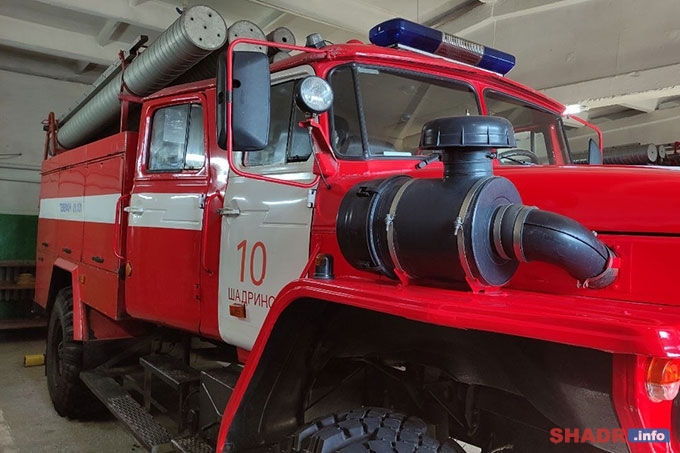 В Шадринском МО произошел пожар в жилом доме
