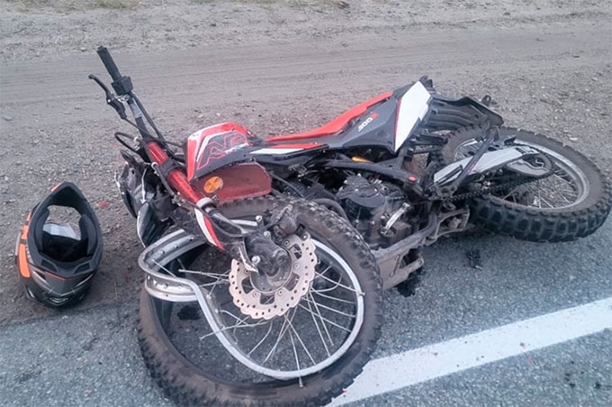 16-летний подросток пострадал во время мотоаварии в Кургане