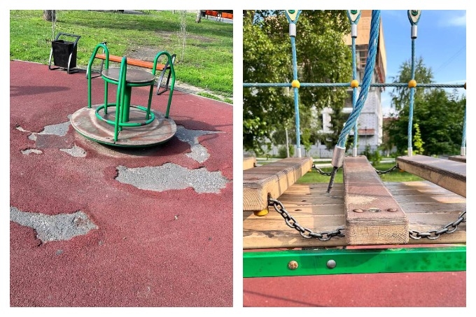 Почти 90 детских площадок в Курганской области эксплуатируются с нарушениями законодательства