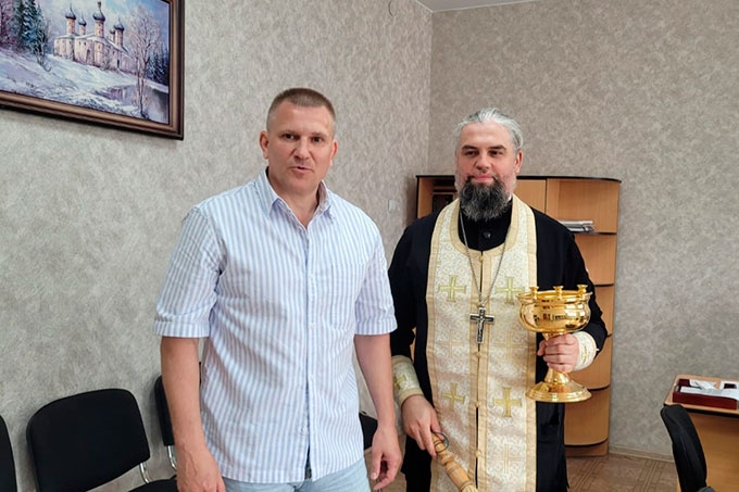 В Шадринске прошло освящение водонапорной башни