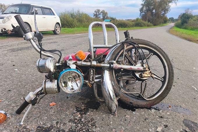 Нетрезвый водитель мопеда спровоцировал аварию в Шадринском МО