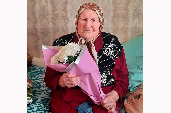 100-летний юбилей отметила жительница Целинного МО Пелагея Банщикова