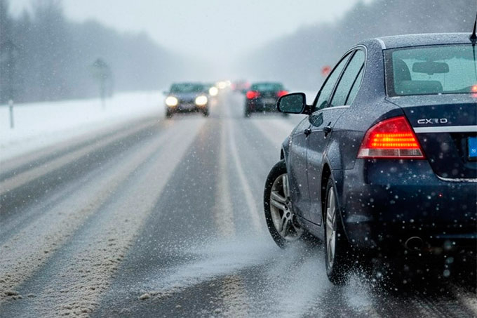 В Курганской области возможно ухудшение дорожной обстановки