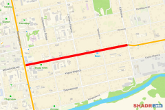 Продлен запрет на передвижение автотранспорта на части улицы Михайловская в Шадринске