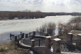 В Шадринске уровень воды в реке Исеть вырос еще на 29 см