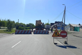 Часть улицы Свердлова полностью закрыта для движения транспорта