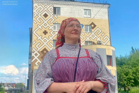 Традиционные русские орнаменты вернулись на улицы города