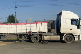 В Шадринске грузовик сбил несовершеннолетнего велосипедиста на пешеходном переходе