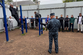 В Шадринске среди осужденных прошли спортивные состязания