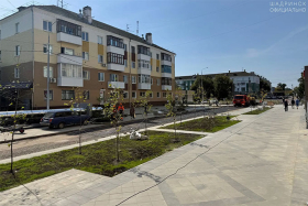 Завершается благоустройство квартала по улице Февральская в Шадринске