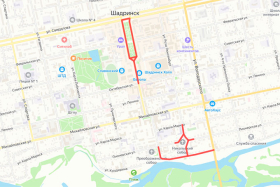 В Шадринске в День города ограничат движение транспорта в центре и на набережной
