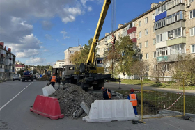 Часть улицы Володарского закрыта для движения транспорта